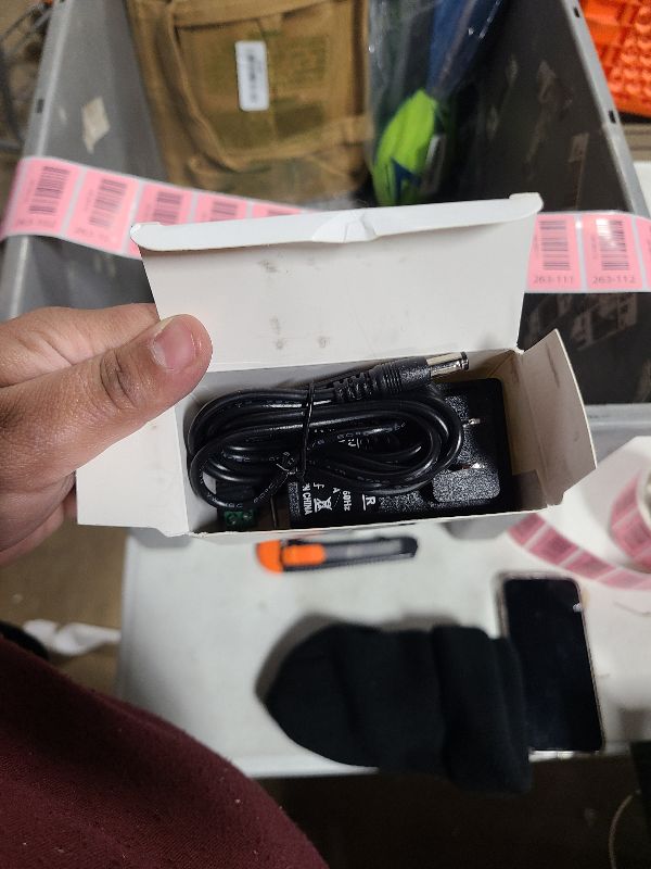 Photo 1 of 12V 2A AC Adapter Charger with 8 Tips, ac/dc Adapter 100-240v, 50/60hz 12 Volts 2000mA DC in 12V Power Supply Cord for Seagate & WD My Book WD LED Strip Light, CCTV Camera,Router, DC 12V 1.5A 1a Cable