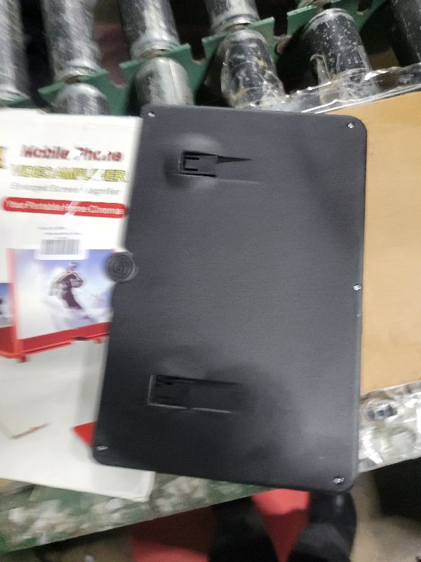 Photo 1 of 12" Mobile Phone Magnifier Projector Screen, 3D HD Screen Magnifier for Cell Phone, Foldable Magnifying Projector Screen Stand for Movies, Videos & Gaming Compatible with All Phones (Black, 12inch)