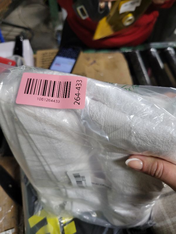 Photo 1 of 2-Pack White Cotton Bath Mats (20x30) – Extra Absorbent, Non-Slip, Machine Washable Hotel Quality Bathroom Mats – American Towels & Linens