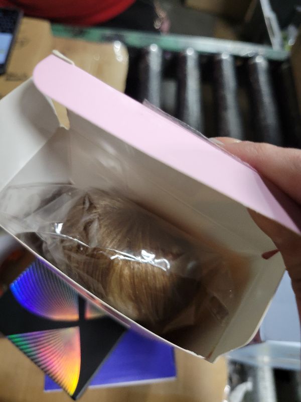 Photo 1 of 10 Inch Short Ponytail Extension - Clip in Ponytail Hair Extensions, Straight Pony Tails Hair Extensions, Synthetic Claw Clip Ponytail Extension for Women (Color: Light Brown Mixed Blonde)