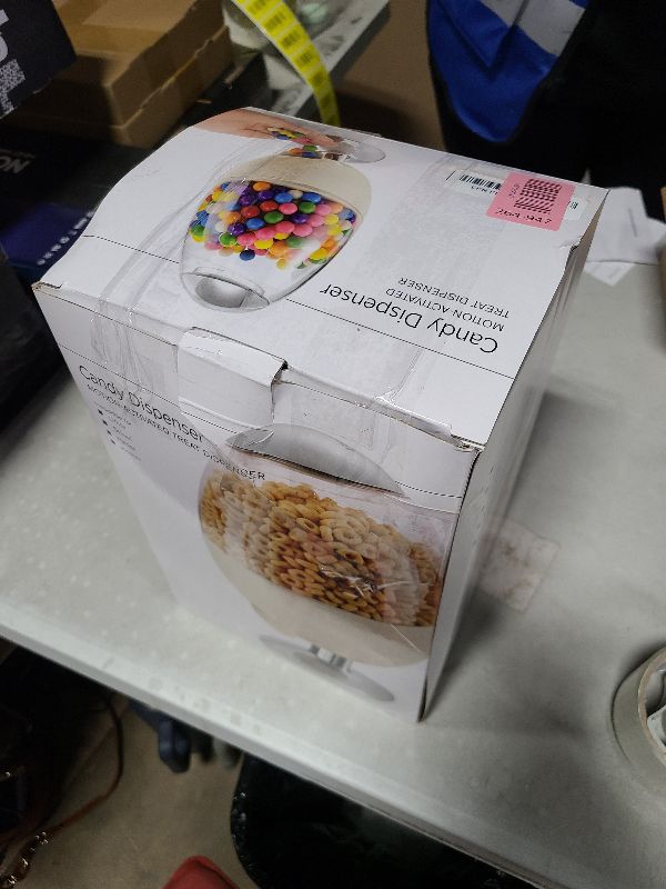 Photo 1 of 12"Large Automatic Candy Dispenser Machine,Vintage Motion Activated Candy Dispenser Touch Free,3 Distribution Options Desktop Auto Candy Dispenser for Office Desk,Home,Party