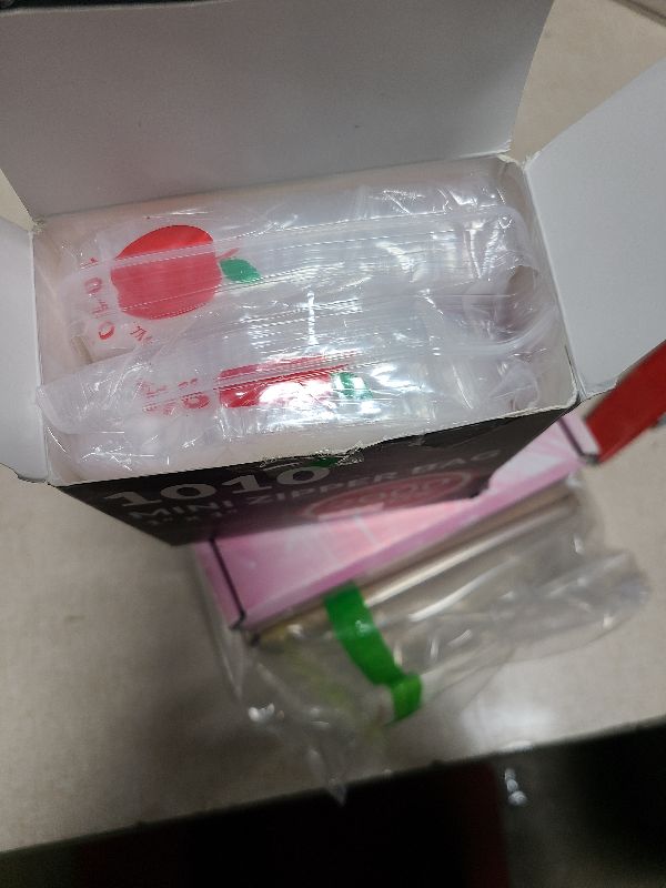 Photo 1 of 2000 Pcs Mini Zip Bags, 1"x1" Clear Small Reclosable Plastic Bags, Poly Resealable Bags For Jewelry, Beads, Crafts and Small Accessories