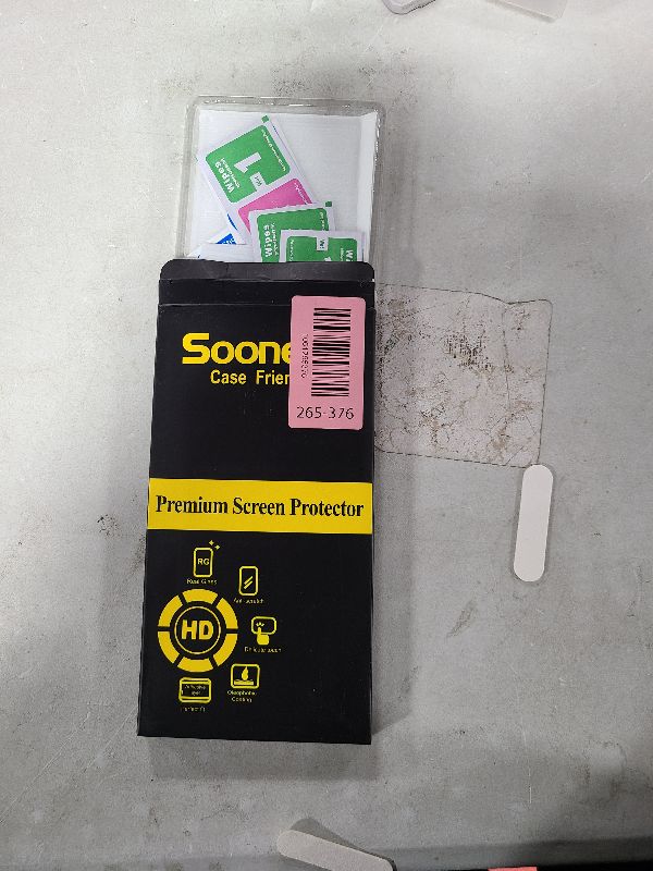 Photo 1 of [3+2 Pack] Soonear Compatible for Motorola Edge (2021) Screen Protector 6.8 inch + Motorola Edge (2021) Camera Protector Tempered Glass Case Friendly[Not Motorola Edge 20], Clear