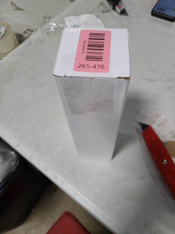 Photo 1 of 17 oz. Stainless Steel Water Bottle, Double-Walled and Vacuum-Insulated Metal, Leak-Proof Locking Cap with Soft Silicone spout, Reusable, Off-White