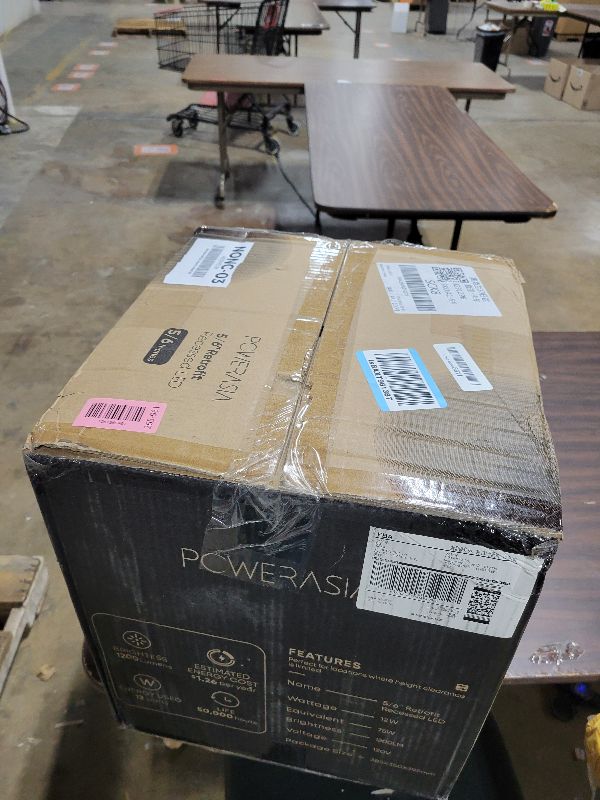 Photo 1 of 24 Pack 5/6 Inch Black LED Can Lights Retrofit Recessed Lighting, 5CCT 6 Inch Recessed Lights Selectable 2700K-6000K Dimmable, 12W=75W, 1200LM Downlight with Metal Smooth Trim-ETL and Energy Star