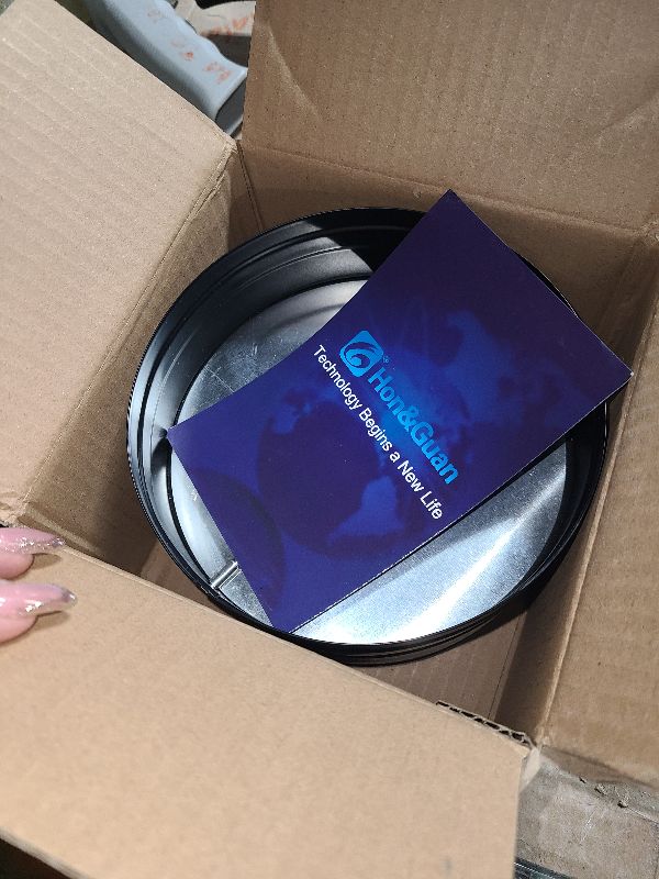 Photo 1 of [Upgraded] Hon&Guan 6 Inch Backdraft Damper Draft Blocker, One-Way Airflow Duct Damper 6 Inch Ducting Insert Backflow Preventer Inline Fan Vent Deflector-Black