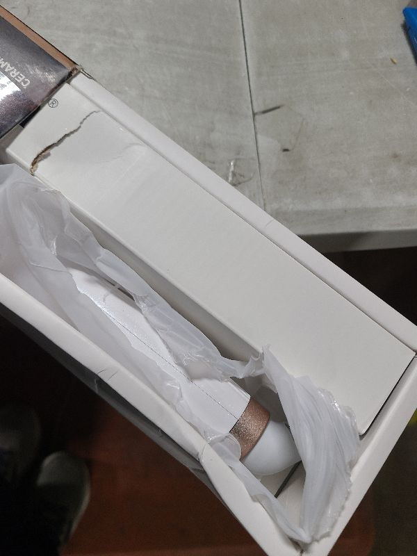 Photo 1 of 1 Inch Extra Long Barrel Curling Wand, Ceramic Tourmaline Curling Wand Professional Dual Voltage with Adjustable Temperature