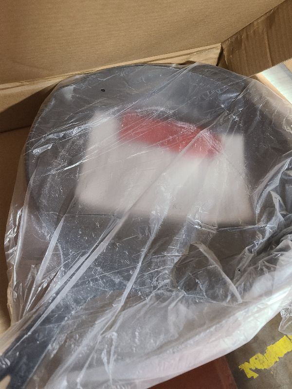 Photo 1 of 12 Inch Cast Iron Skillet, Pre-Seasoned Frying Pan for Oven, Stovetop, Grill & Campfire, Durable, Non-Toxic, Even-Heating Cookware, Black