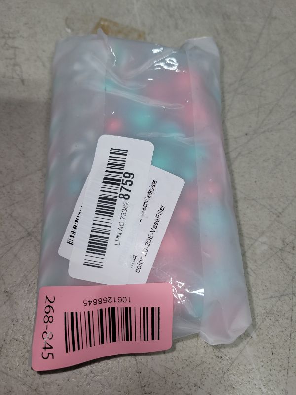 Photo 1 of 120 Pcs Christmas Vase Filler, Floating Green Red Fake Candy Cane Beads Pearls for Vases for Table Decorations Centerpieces