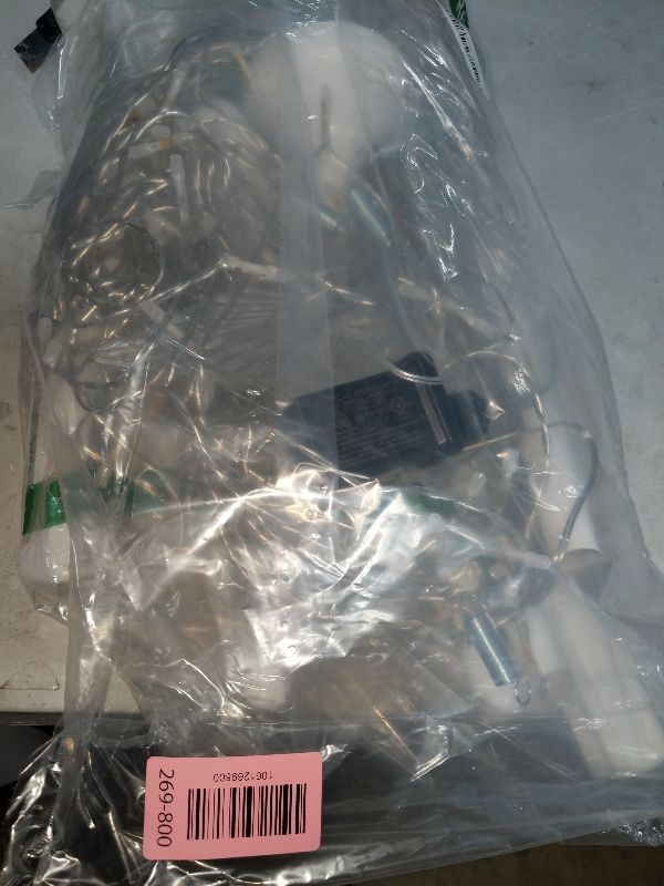 Photo 1 of 2 Pack Christmas Decorations Lights Outdoor, Extendable Meteor Shower Lights with Timer, Total 384LED 30cm 16 Tubes Indoor Outdoor Snow Cascading String Light for Xmas Party Yard Decor (Red and White)