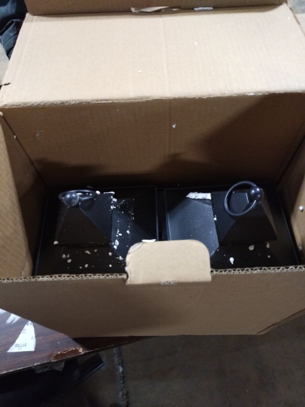 Photo 1 of 14" Lanterns Decorative Indoor/Outdoor, 2 Pack Black Lantern Decor with Timer Candle, Waterproof Battery Operated Outdoor Lanterns, Vintage Hanging Lanterns for Patio, Porch, Entryway, Centerpiecesa