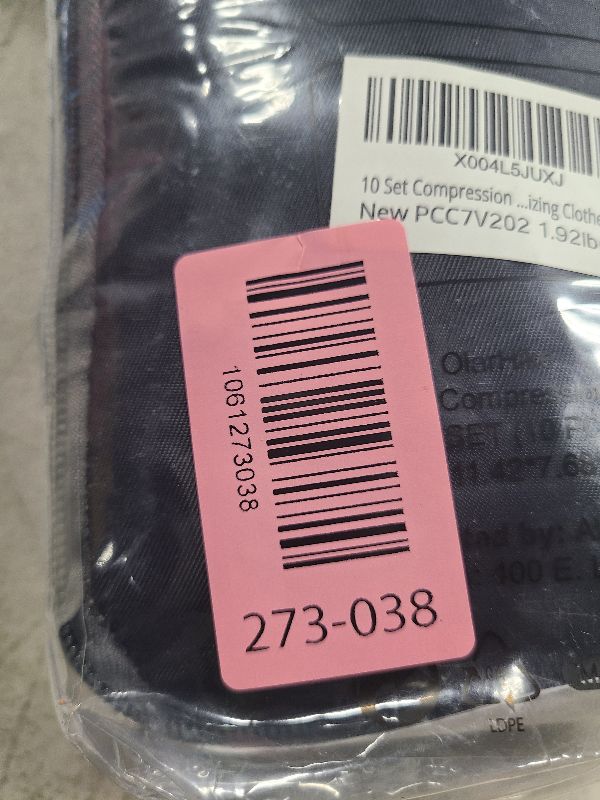 Photo 1 of 10 Set Compression Packing Cubes for Travel Essentials,Compressible Expandable Packing Cubes for Suitcase,OlarHike Luggage Organizer Bags for Travel,Handy Helper for Organizing Clothes(Black)