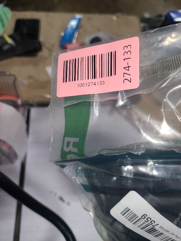 Photo 1 of 1" x 1 1/2" Rectangle Chair Leg Protectors for Hardwood Floors, Silicone Covers to Protect Wood Tile Floors Felt Pads Furniture Leg Caps Reduce Noise. Easy to Move.16 PCS Black.
