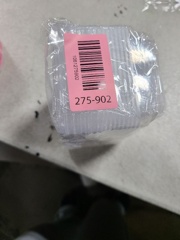 Photo 1 of 10pcs Double Compartment Condiment Container with Lids, Mini Plastic Snack Containers,BPA Free,Microwave Safe,Leakproof Food Storage, To Go Food Containers,Take Out Sauce Container