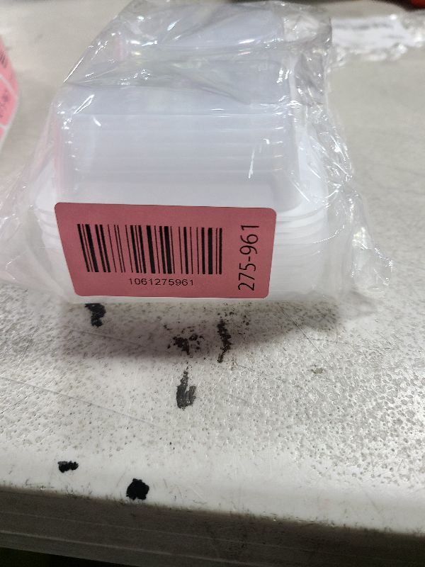 Photo 1 of 5pcs Reusable Snack Containers with Lids,2025 New 2 Compartment Plastic Containers for Pack Snacks,Leakproof Double Compartment Condiment Pack for Meal Prep, Portion Control,On-the-Go School Travel