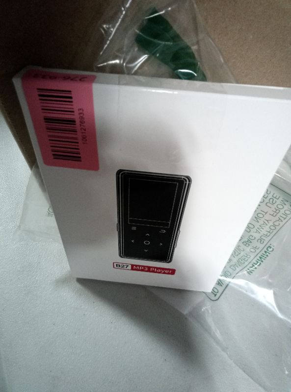 Photo 1 of 128GB MP3 Player with Bluetooth 5.2, AiMoonsa Music Player with Built-in HD Speaker, FM Radio, Voice Recorder, HiFi Sound, E-Book, Earphones Included