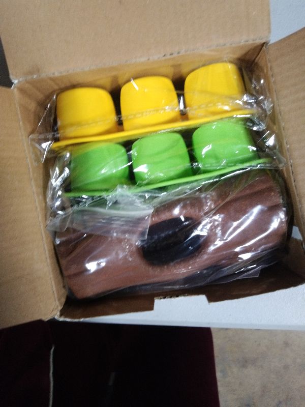 Photo 1 of 2 Pack Dog Toys for Aggressive Chewers, Interactive Indestructible Dog Toys to Keep Them Busy, Durable Dog Frozen Treat Toy for Large & Medium Dogs, Reduces Anxiety & Extends Playtime, Red Brown