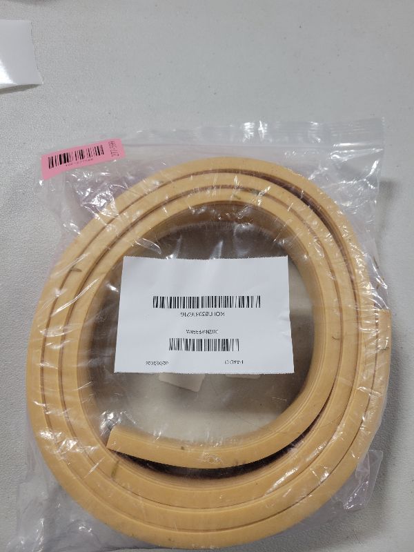 Photo 1 of 0.4" Rise Threshold Ramp for Doorways, Self-Adhesive Rubber Ramp for Door Threshold, 6.6Ft long, Ideal for Wheelchair Scooter Doorway Floor Tile Threshold Transition Strip Reducer (Light Brown, 6.6Ft)