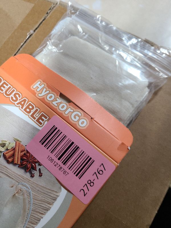 Photo 1 of 20 Pcs Muslin Bags with Drawstring, Reusable Tea Bags, Spice Bags for Cooking Soup/Herb/Loose Leaf Tea, Natural Cotton Small Cheese Cloth Bag for Straining, Sachet Bags Empty, 4 X 3 Inches