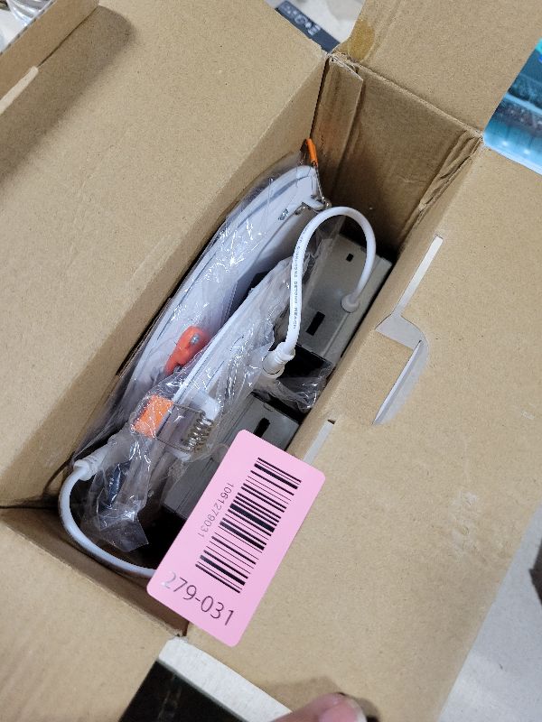 Photo 1 of 2 Pack Recessed Lighting 7 Inch with Junction Box, 5CCT 7 Inch LED Recessed Lights Dimmable 2700K/3000K/4000K/5000K/6000K, 16W 1300lm Ultra Thin Recessed Lighting - ETL and Energy Star Certified