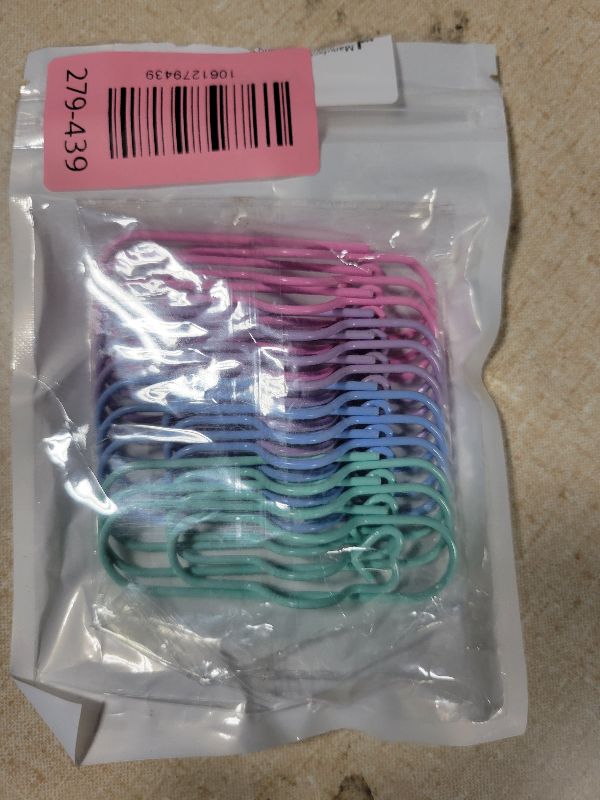 Photo 1 of 12 Pcs Macaron Color Metal Pen Clips, Stainless Steel Pastel Pen Holders for Office Organization, Students, Teachers, Journals, Notebooks, Planners, Clipboards, Sketchbooks, Diaries and Documents