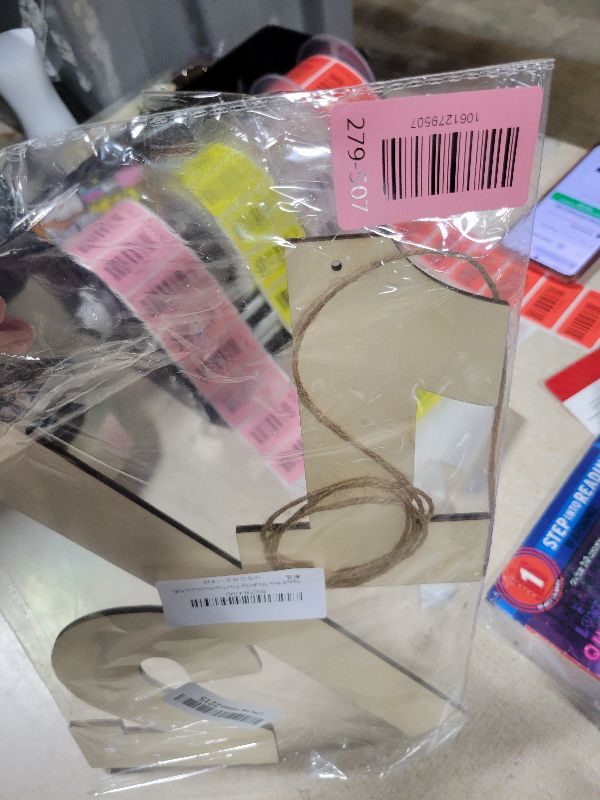 Photo 1 of 1/2 Birthday Decorations,6 Month Wooden Sign Photo Shoot Props Half Year Birthday Hanging Wooden Decoration for Baby Boy Girl Half Way to One Decorations