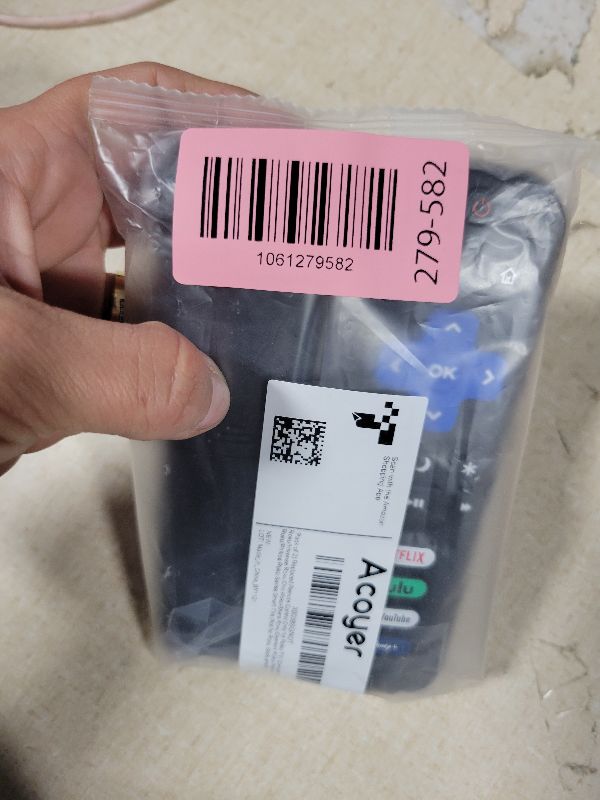 Photo 1 of (Pack of 2) Replacement Remote Control Only for Roku TV, Compatible for TCL Roku/Hisense Roku/Onn Roku/Sharp Roku/Element Roku/Westinghouse Roku/Philips Roku Smart TVs (Not for Roku Stick and Box)