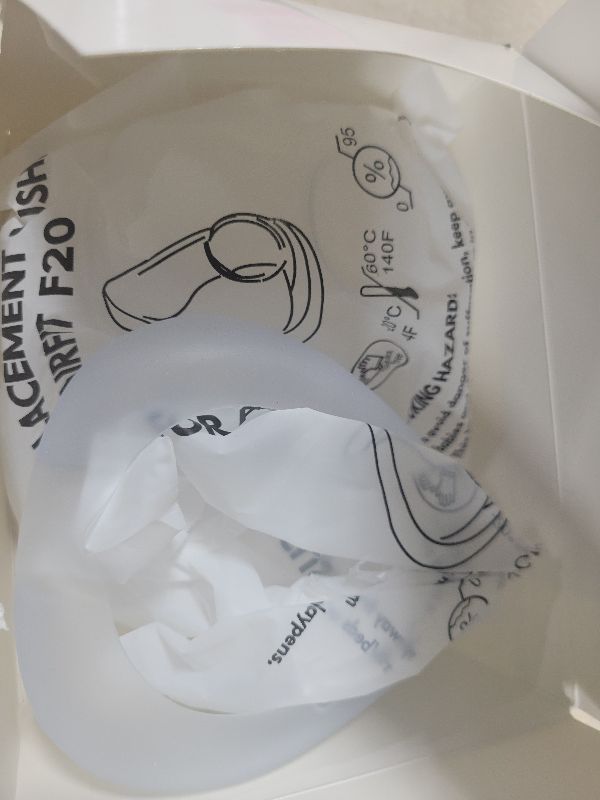 Photo 1 of 2 Packs Replacement Cushion for AirFit F20 - Reliable Seal Mask Cushion Perfect Fit for Full Face Mask - Accessories Replacement Supplies(Large)