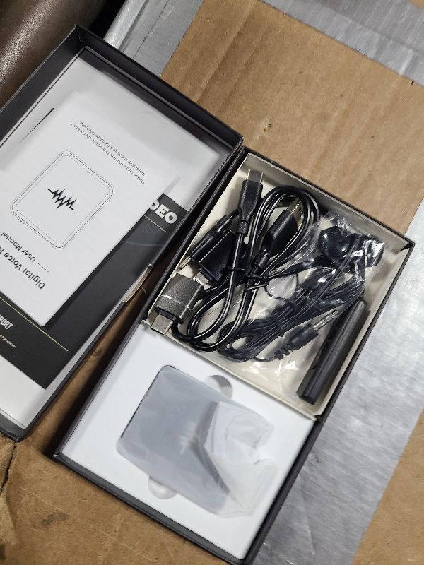 Photo 1 of 128G (9800 Hour) Voice Activated Recorder, Double-Sided Magnetic Voice Recorder with Playback, Audio Recorder with AI-Intelligent Noise Reduction, 70H Continuous for Lectures, Meetings