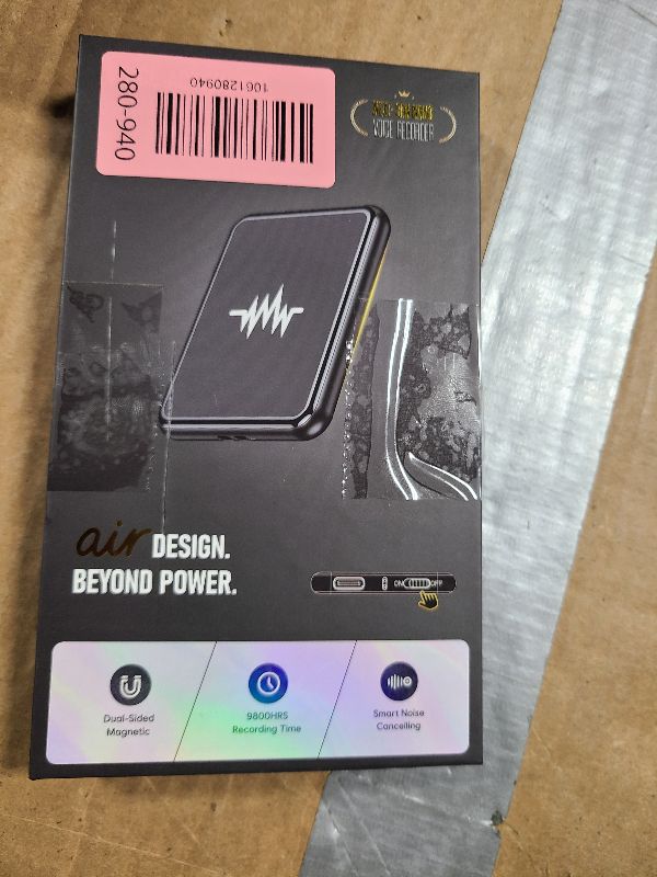 Photo 1 of 128G (9800 Hour) Voice Activated Recorder, Double-Sided Magnetic Voice Recorder with Playback, Audio Recorder with AI-Intelligent Noise Reduction, 70H Continuous for Lectures, Meetings