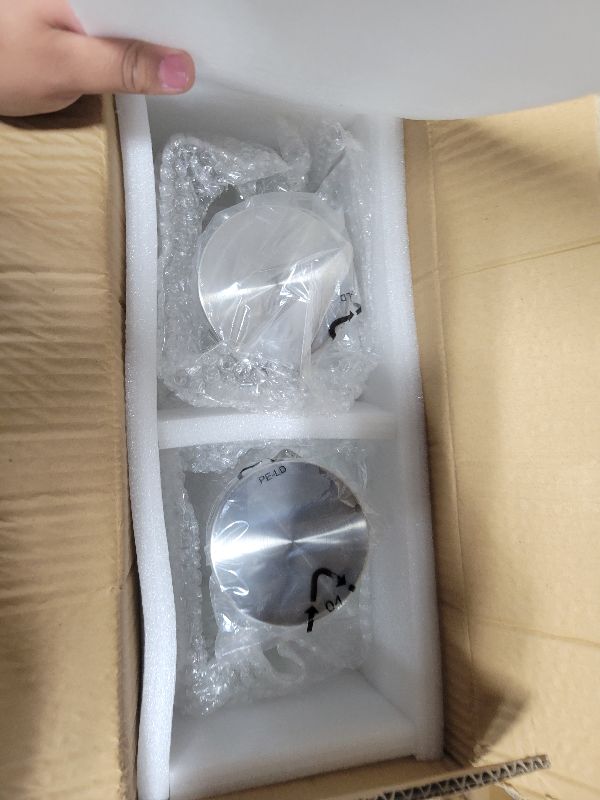 Photo 1 of 2 Pack 1 Gallon Square Glass Pitcher with Lid and Spout, Borosilicate Glass Carafe for Hot/Cold Drink, Water Pitchers with Handle for Fridge, Extra Large Jug for Iced Tea, Coffee, Juice, Beverage