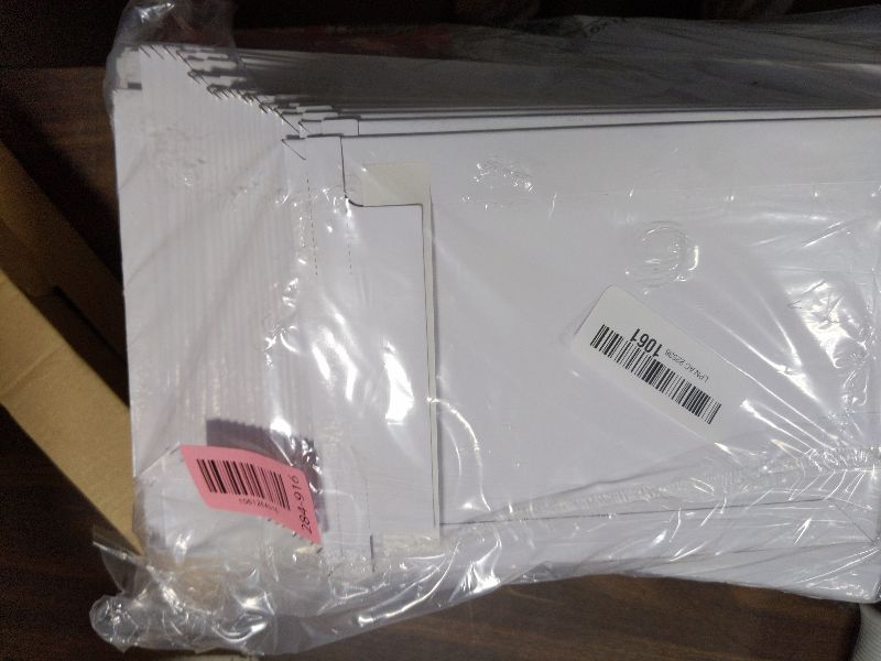 Photo 1 of 125 Pack 6x8 Self-Seal Rigid Mailers | Stay Flat White Cardboard Envelopes for Photos, Documents & CDs | Heavy Duty 420 GSM