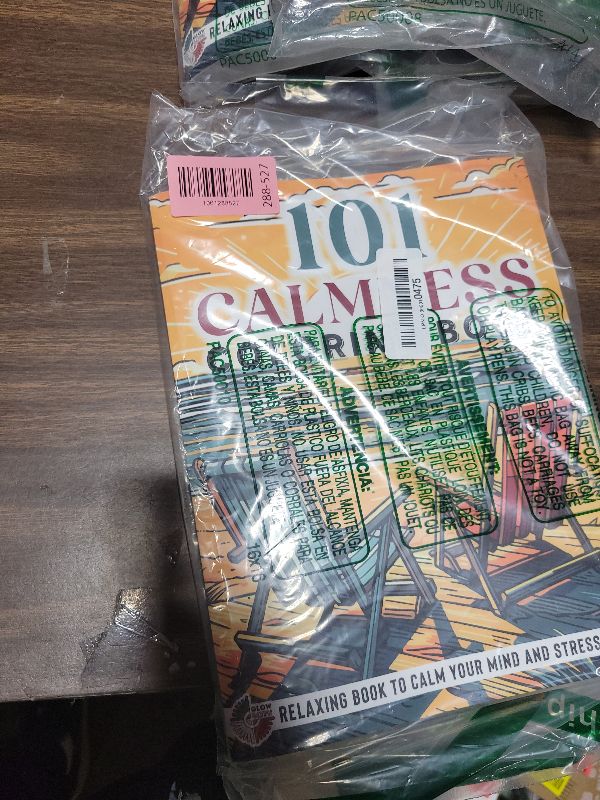 Photo 1 of 101 CALMNESS: Adult Coloring Book — Relaxing Book to Calm your Mind and Stress Relief — Beautiful Designs of Animals, Landscape, Beach, House, Birds, Flowers, and more