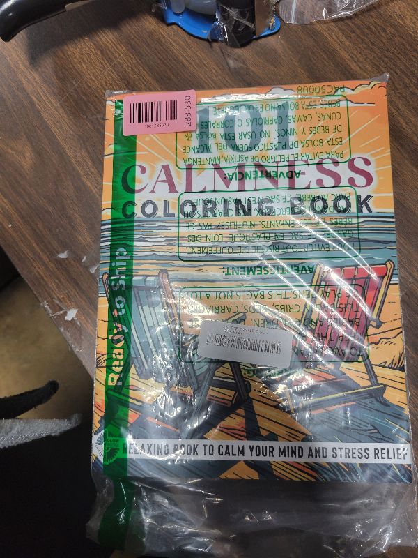 Photo 1 of 101 CALMNESS: Adult Coloring Book — Relaxing Book to Calm your Mind and Stress Relief — Beautiful Designs of Animals, Landscape, Beach, House, Birds, Flowers, and more