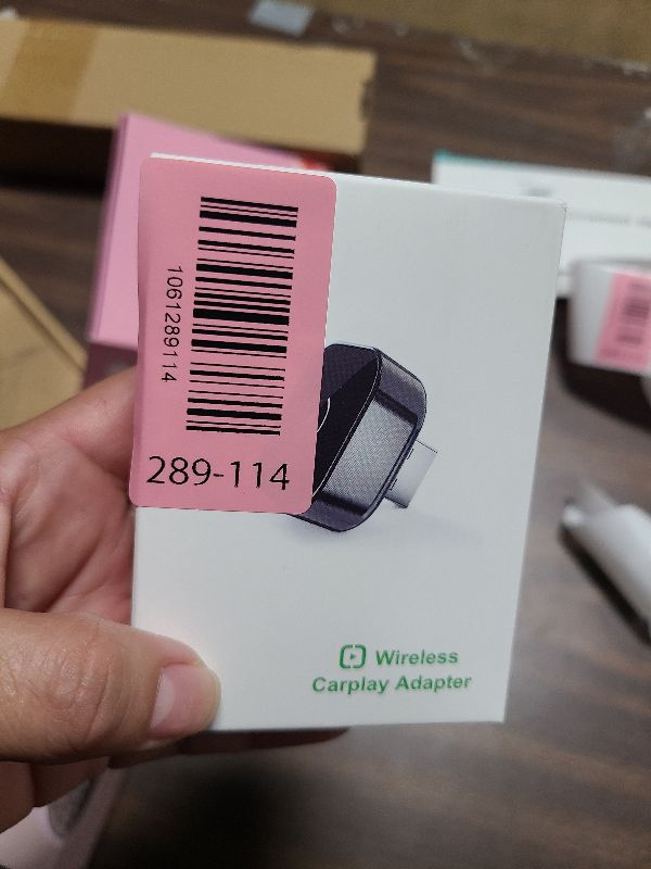 Photo 1 of 2-in-1 Wireless CarPlay & Android Auto Adapter, Plug & Play CarPlay Dongle Converts Wired to Wireless, Fast Auto-Connect, No Delay, Compact Design for iPhone & Android with USB/USB-C Port(Black)