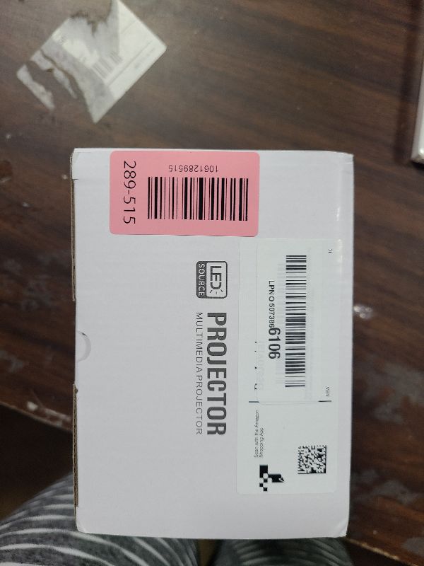 Photo 1 of [Built-in Apps, 2026 Upgraded] Mini Projector WiFi 6 Bluetooth 5.4, 35"-130" 1080P Full HD Short Throw Portable Projector for IOS Android Phone Laptop TV Stick HDMI USB