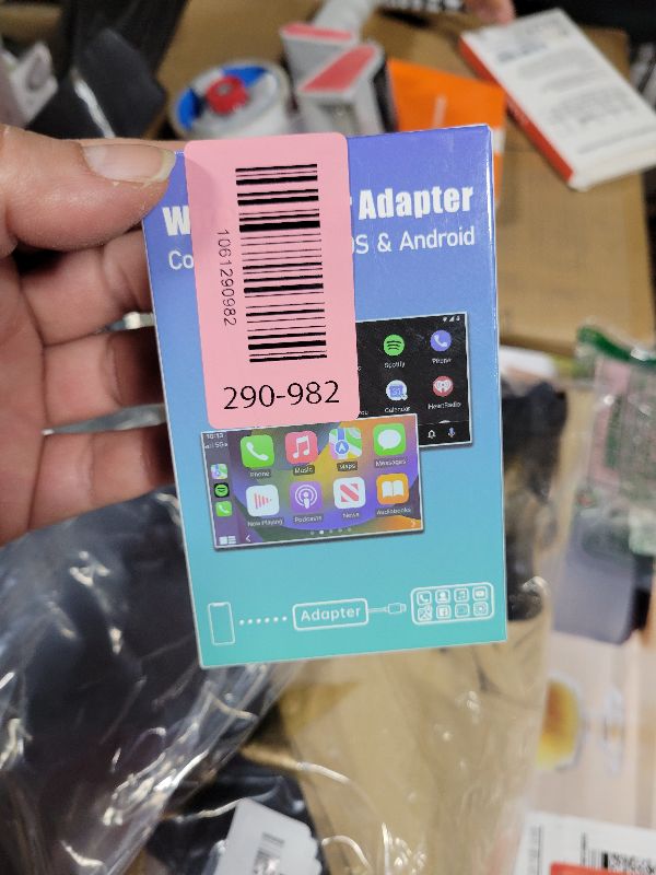 Photo 1 of 2026 Upgraded Wireless Carplay Adapter, 2 in 1 Duel Carplay & Android Auto Wireless Adapter, Mini Small Size Auto-Connect, No Latency, Plug&Play, Car Play Dongle for iPhone and Android USB A/C