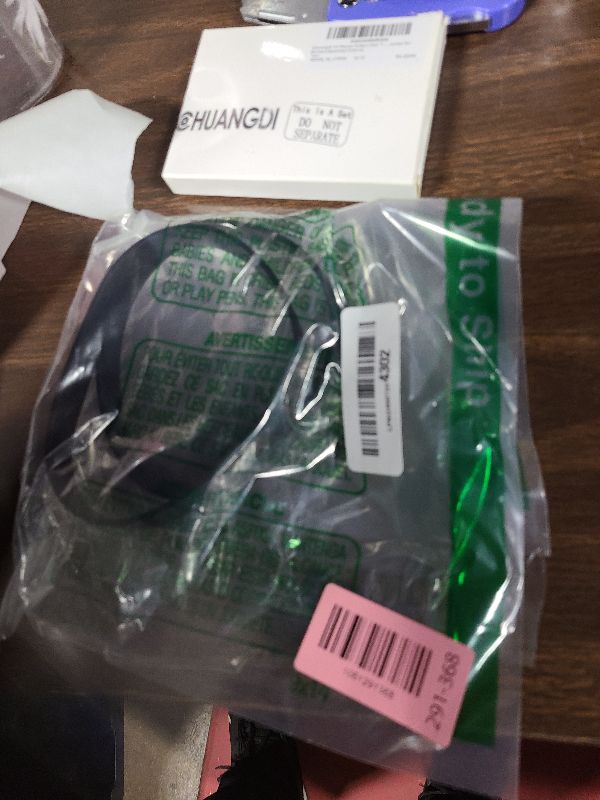 Photo 1 of 2 Pcs Vacuum Belts for Bissell - Vacuum Belt Replacement, Fit Models #3031120 2191, 2191U, 2190, 1700, 1701, 1797, 2691, 2692, 1240, 12B1, 68C7, 3920 - Flexible, Easy Installation, Long Service Life