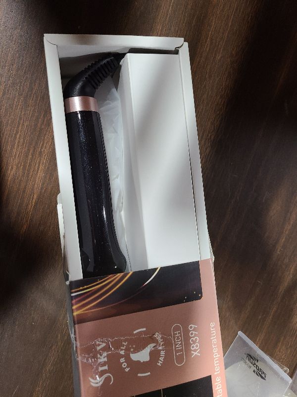 Photo 1 of 1 Inch Curling Wand Long Barrel, Dual Voltage Hair Curling Iron Wand Ceramic for Long Hair,10 Adjustable Temp