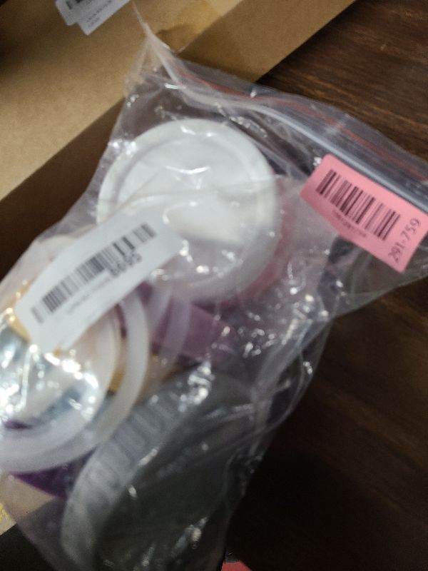 Photo 1 of [16 Piece]8 Wide Mouth + 8 Regular Mouth Mason Jar Lids, Multi Color Plastic Lids for Mason Jars with Silicone Rings, Thickened Leak-Proof Canning Lids Regular Wide Mouth