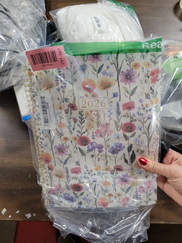 Photo 1 of 2026 Planner - Jan. 2026 - Dec. 2026, 8.5" x 11" Planner Weekly and Monthly, Calendar Planner 2026 with 12 Monthly Tabs, Cardboard Cover, Back Pocket