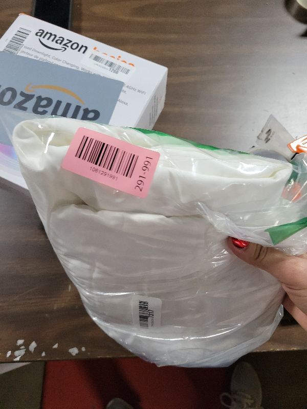 Photo 1 of 100% Rayon Derived From Bamboo - Bamboo Sheets Full Size - Cooling Sheets for Full - Ultra Soft, Breathable & Hotel Luxury Bedding - 1 Flat & 1 Fitted & 2 Pillowcases w/ 16 Inch Deep Pockets - White