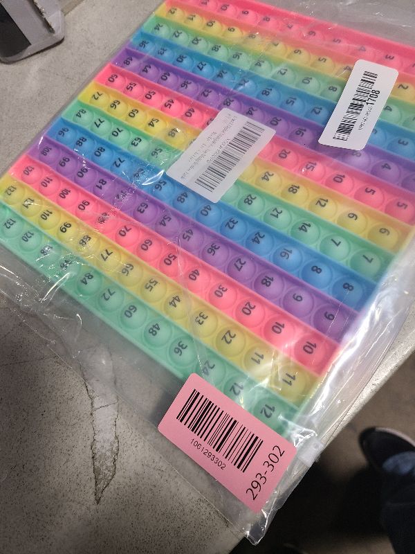 Photo 1 of 12x12 Digital Multiplication Table Game Flash Cards 3rd Grade Fidget Math Toy, DK-SIMINA Create All Kinds of Math Operations, Easy to Learn, More Fun, fidgety Learning Game Toy it