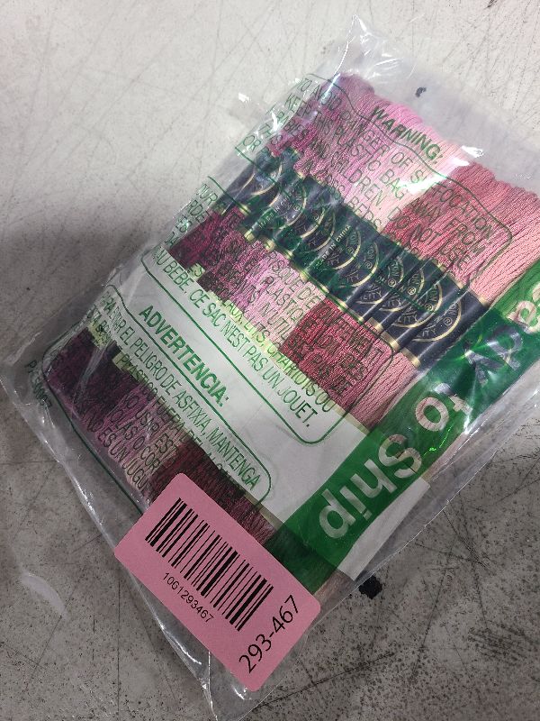 Photo 1 of 14 Skeins Rainbow Color Embroidery Floss- Cross Stitch Threads - Friendship Bracelets Floss - Crafts Floss