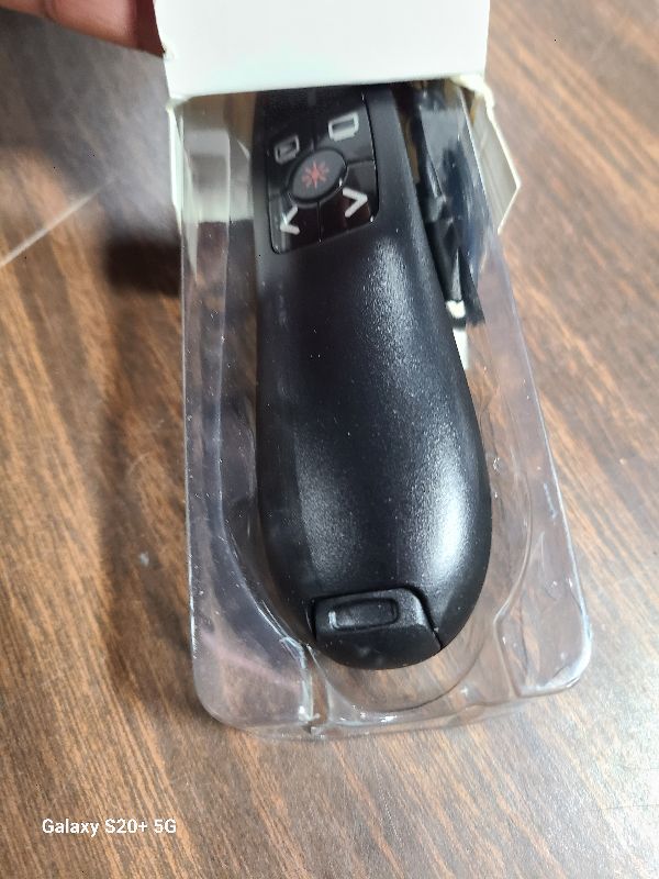 Photo 1 of 2-in-1 USB Type C Presentation Clicker, Clicker for PowerPoint Presentations, Rechargeable Wireless Presenter Remote, Pointer RF 2.4GHz USB PowerPoint Clicker Slide Advancer with Volume Control