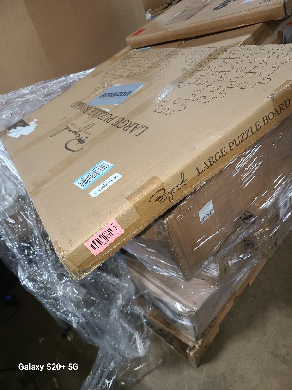 Photo 1 of 1000 Piece Rotating Puzzle Board with Drawers and Cover - 4 Drawers, Wooden Jigsaw Puzzle Table | 30” X 22”| Jigsaw Puzzle Board - Portable Puzzle Tables for Adults and Kids by Beyond Innoventions