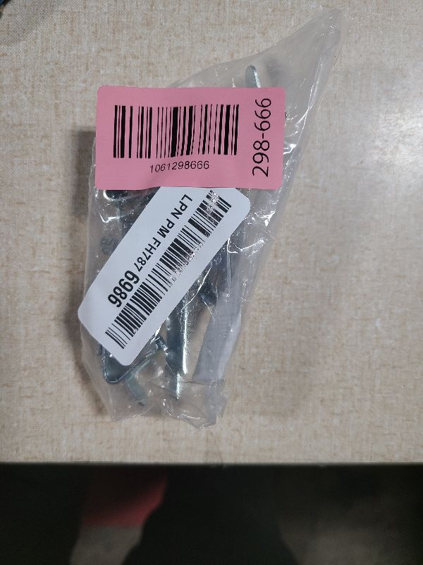 Photo 1 of [10 PACK] BlueStars 920158 Freezer Shelf Clips – Stainless Steel Support for Refrigerators, Replacement Freezer Cooler Shelf Support, Exact Fit Replacement Shelf Square Buckles Clips