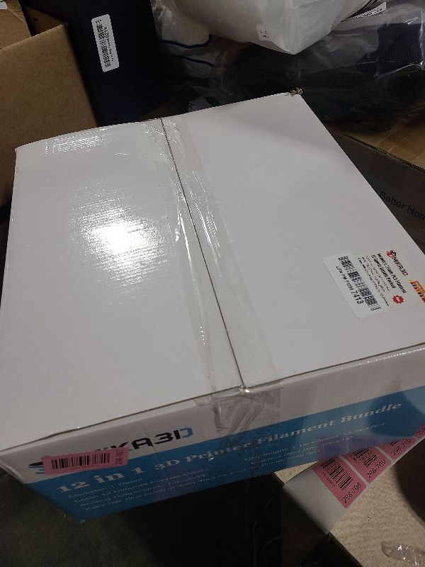 Photo 1 of 1.75mm 3D Printer Normal PLA Filament 12 Bundle, Most Popular Colors, 500g per Spool, 12 Spools Pack, Total 6kgs Material with One Bottle of 3D Printer Stick Tool Mika3D