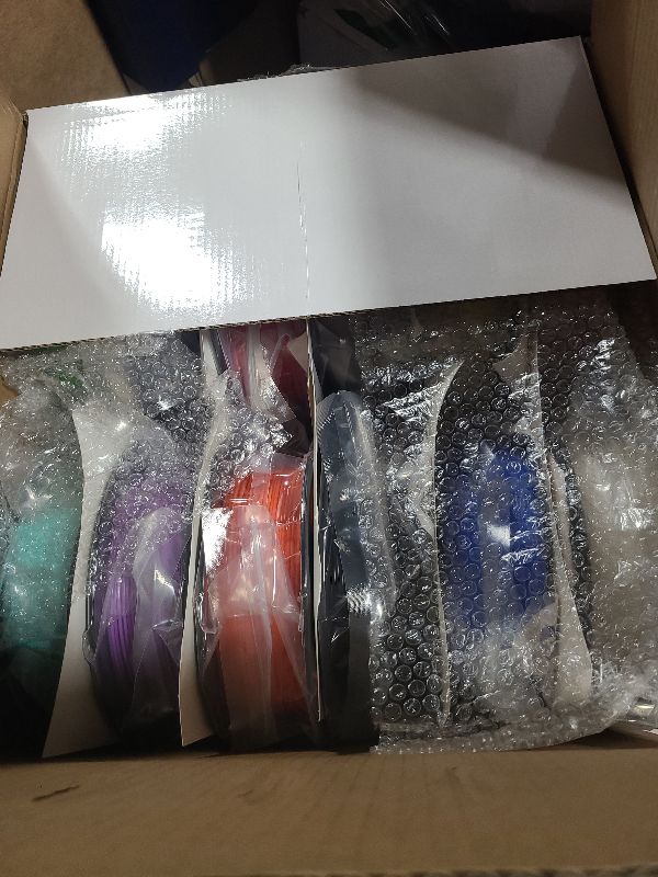 Photo 1 of 1.75mm 3D Printer Normal PLA Filament 12 Bundle, Most Popular Colors, 500g per Spool, 12 Spools Pack, Total 6kgs Material with One Bottle of 3D Printer Stick Tool Mika3D