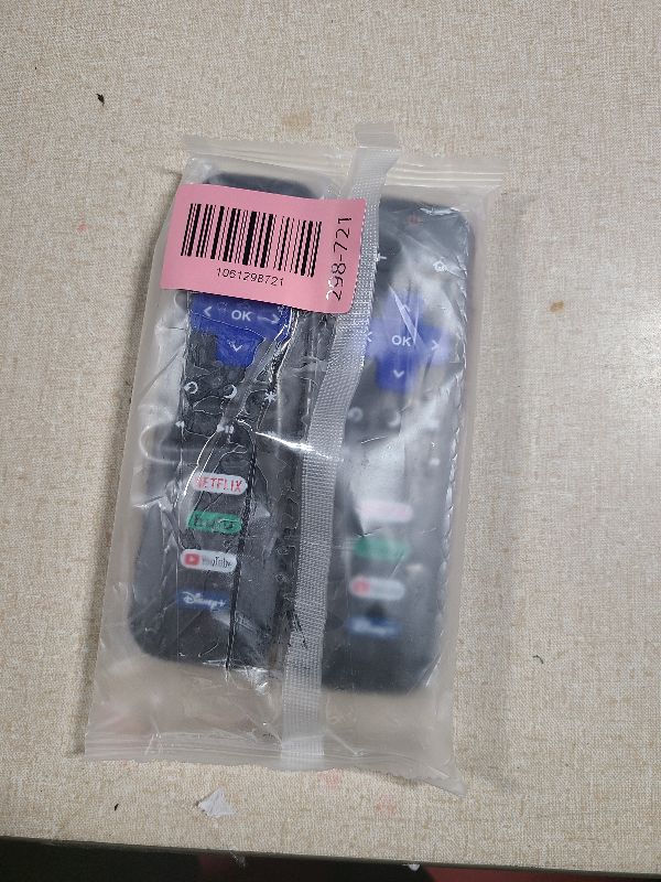 Photo 1 of (Pack of 2) Replacement Remote Control Only for Roku TV, Compatible for TCL Roku/Hisense Roku/Onn Roku/Sharp Roku/Element Roku/Westinghouse Roku/Philips Roku Smart TVs (Not for Roku Stick and Box)